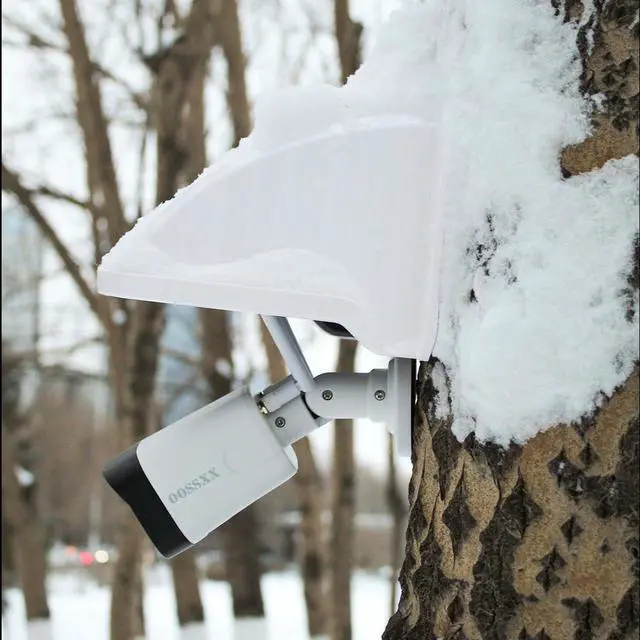 Alt view image 3 of 6 - Universal Security Camera Sun Rain Cover Shield Cover Shield for Surveillance Camera Protective Roof for Dome/Bullet Outdoor Camera
