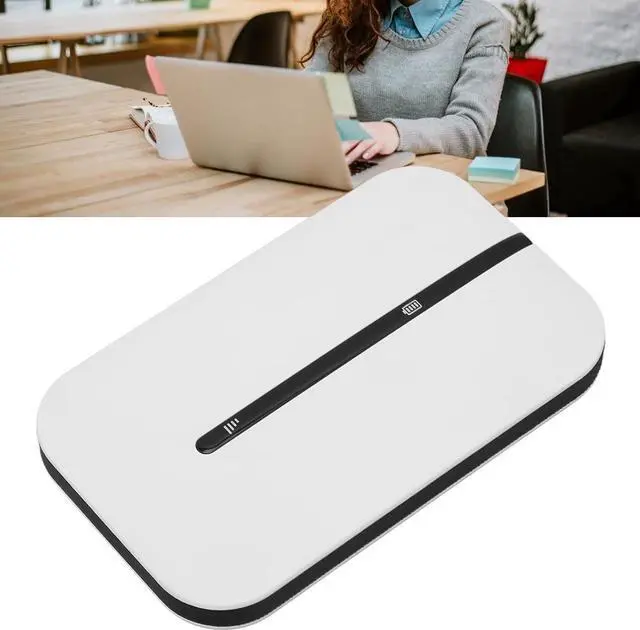 Alt view image 3 of 6 - Luqeeg 4G WiFi Router, Portable 4G Router with SIM Card Slot, 2.4GHz Battery Powered 4G LTE Router, Wireless Network Smart Router Pocket Mobile Hotspot for Phone PC Tablet Plug and Play