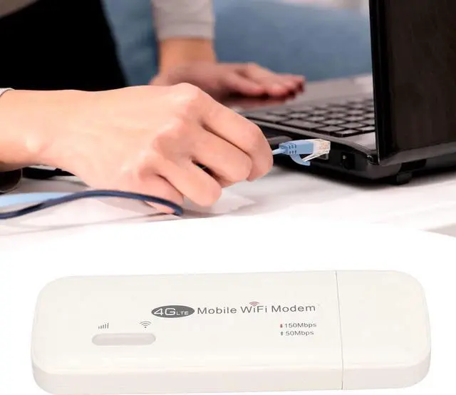 Alt view image 3 of 6 - Wireless Portable Router,4G WiFi Modem Supported 10 Users,Wireless LTE Router for Laptop Desktop Car Travelling