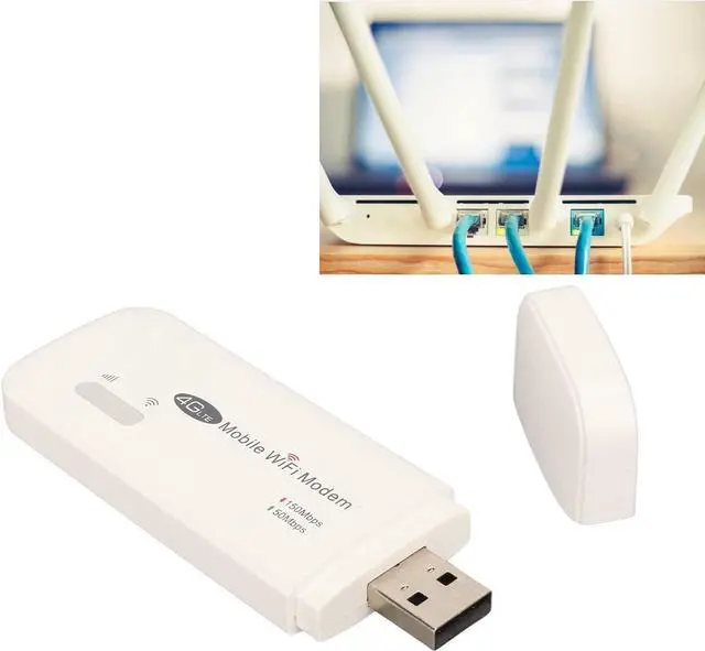 Alt view image 6 of 6 - Wireless Portable Router,4G WiFi Modem Supported 10 Users,Wireless LTE Router for Laptop Desktop Car Travelling