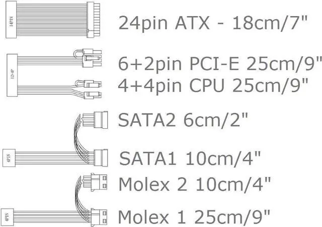 Alt view image 5 of 7 - Enhance ENP-8345L 450W Modular Platinum Flex ATX Power Supply for Small Form Factor Systems, 3 Year Warranty