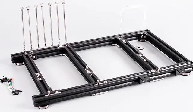 Main image of Mini ITX MATX ATX PC Test Bench DIY Open Air Frame Overclock Vertical Case Computer Mount Aluminum Chassis for HTPC Graphics Card/Games/Cooling