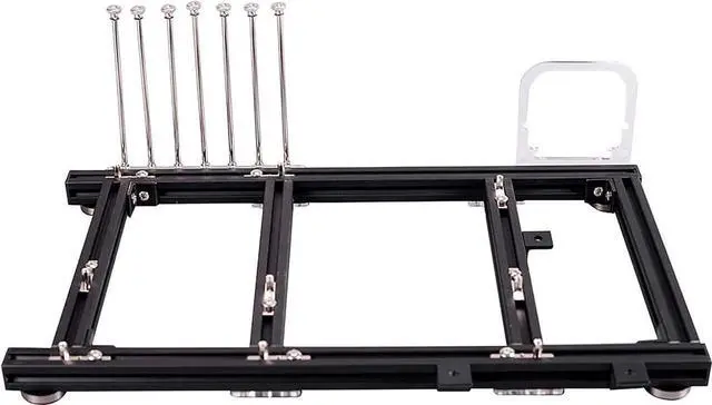 Alt view image 3 of 7 - Mini ITX MATX ATX PC Test Bench DIY Open Air Frame Overclock Vertical Case Computer Mount Aluminum Chassis for HTPC Graphics Card/Games/Cooling