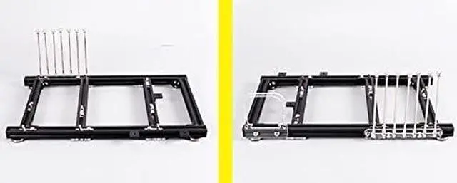 Alt view image 6 of 7 - Mini ITX MATX ATX PC Test Bench DIY Open Air Frame Overclock Vertical Case Computer Mount Aluminum Chassis for HTPC Graphics Card/Games/Cooling