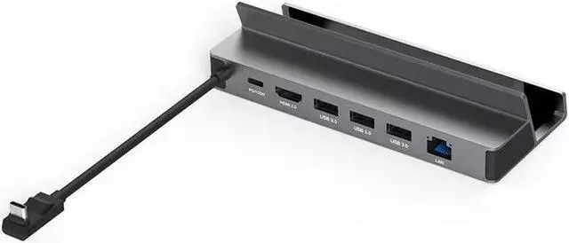 Main image of Docking Station for Steam Deck/ROG Ally X/Legion Go/Claw, 6-in-1 Steam Deck Dock with HDMI 4K@60Hz, Giga-bit Ethernet, 3 USB-A 3.0 and 100W Charge, Compatible with Steam Deck OLED