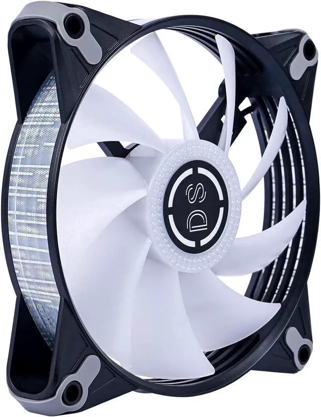 Alt view image 6 of 7 - DS RGB Fans 120mm 6 Pack Case Cooling LED Fans for White Black PC Case, CPU Cooler and Radiators System (DK Series)