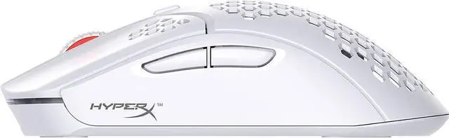 Alt view image 5 of 7 - HyperX Pulsefire Haste Gaming Mouse Ultra Lightweight, 62g, 100 Hour Battery Life, 2.4Ghz Wireless, Honeycomb Shell, Hex Design, Up to 16000 DPI, 6 Programmable Buttons White