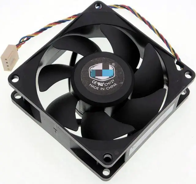 Alt view image 2 of 5 - New Case Cooling Fan FA08025M12LPA for HP Envy 700-410 A6000 P7 H8 644724-001 DC 12V 0.45A 8CM 8025 4-Wire 4-Pin 80 * 80 * 25MM