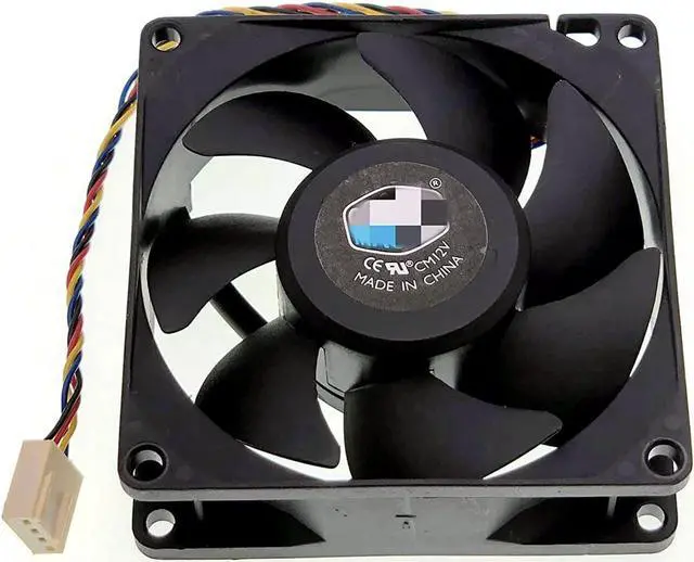 Alt view image 4 of 5 - New Case Cooling Fan FA08025M12LPA for HP Envy 700-410 A6000 P7 H8 644724-001 DC 12V 0.45A 8CM 8025 4-Wire 4-Pin 80 * 80 * 25MM