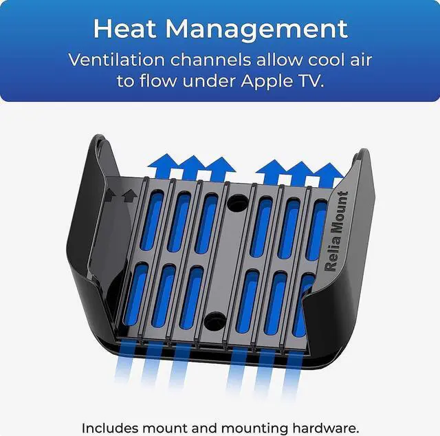 Alt view image 5 of 6 - for Apple TV Mount Compatible with All Apple TV Generations (Including All Apple TV 4K Models)