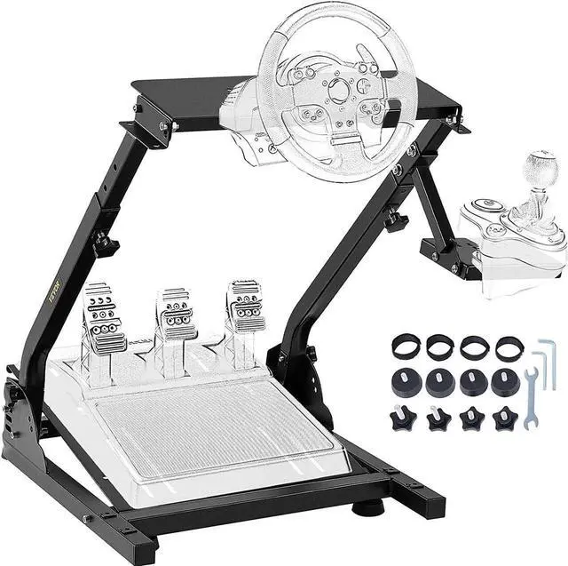 Main image of VEVOR G920 Racing Steering Wheel Stand Shifter Mount fit for Mainstream Brands Gaming Wheel Stand Wheel Pedals NOT Included Racing Wheel Stand