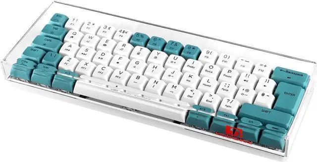 Alt view image 5 of 6 - ZIYOU LANG KC01 Acrylic Clear Transparent Keyboard Cover(11.5*4.1*1.14) with Dustproof Waterproof Anti-hit Anti-cat Protective Case for 60% Small Layout 61Key 64Key 68Key Mechanical Gaming Keyboard