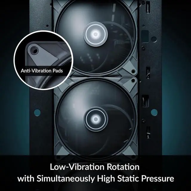 Alt view image 5 of 7 - ARCTIC P14 Max - PC Fan, High-Performance 140 mm Case Fan, PWM Controlled 400-2800 RPM, Optimised for Static Pressure, 0dB Mode - Black