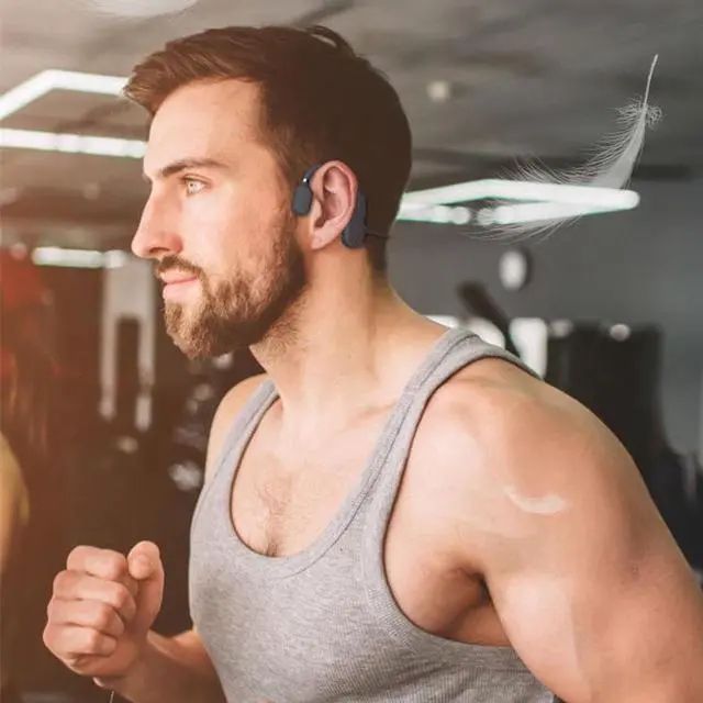 Alt view image 7 of 7 - Premium Bone Conduction Headphones Open Ear Wireless Bluetooth Earphone Waterproof Sports Headsets with Mic Earphones for iPhone Android, Black