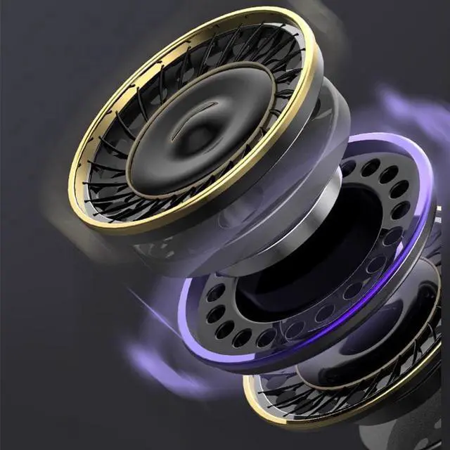 Alt view image 2 of 7 - Premium Bone Conduction Headphones Open Ear Wireless Bluetooth Earphone Waterproof Sports Headsets with Mic Earphones for iPhone Android, Black