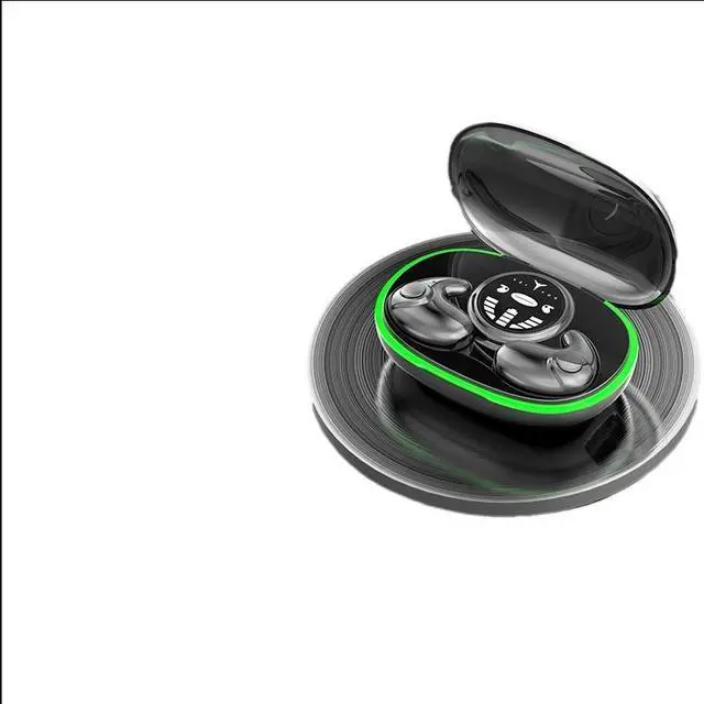 Main image of The new Bluetooth headphones MD558-A are thin, light, mini, compact, noise-cancelling, digital display and long-lasting battery life