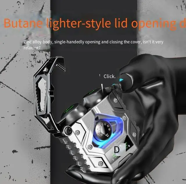 Alt view image 2 of 4 - The new H9 Bluetooth wireless headphones feature noise-cancelling, electronic display technology, machine feel, armor style, long battery life, and cross-border gaming and music experience