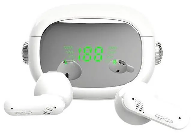 Alt view image 4 of 4 - Private model TWS Bluetooth headphones H68 cross-border new ENC dual-microphone noise-cancelling digital display ultra-long battery life in-ear digital display
