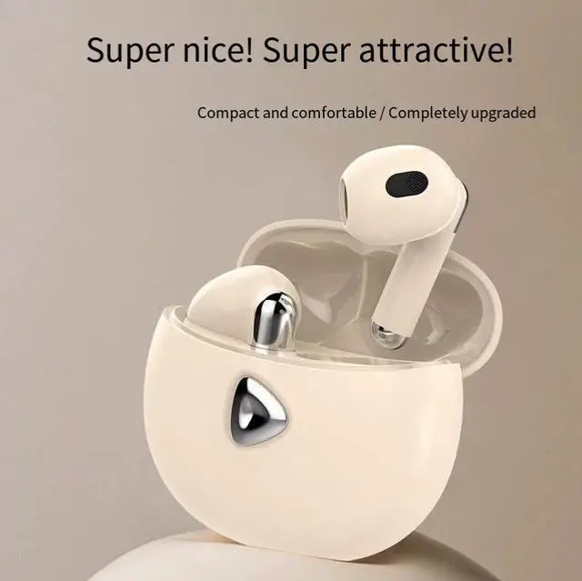 Alt view image 2 of 4 - The new cross-border NE08 wireless Bluetooth headphones feature 5.3 touch buttons for noise reduction, and are waterproof for gaming and sports