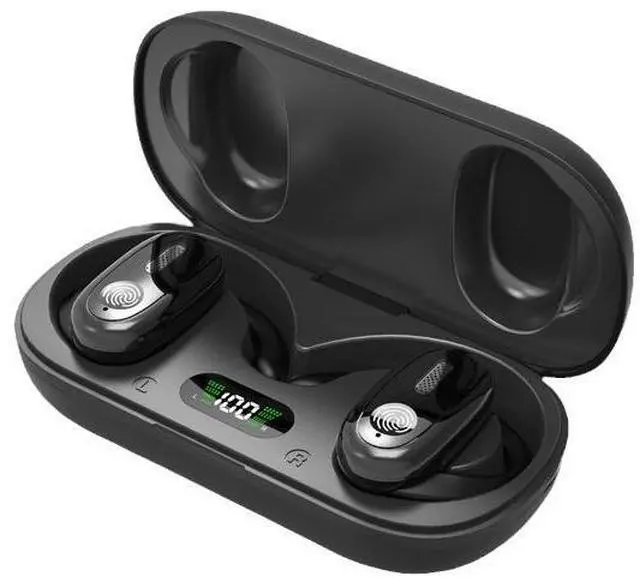 Main image of Private mold rotatable over-ear Bluetooth headphones, new soft rubber electronic display, ultra-long battery life, seamless delay, Bluetooth 5.3