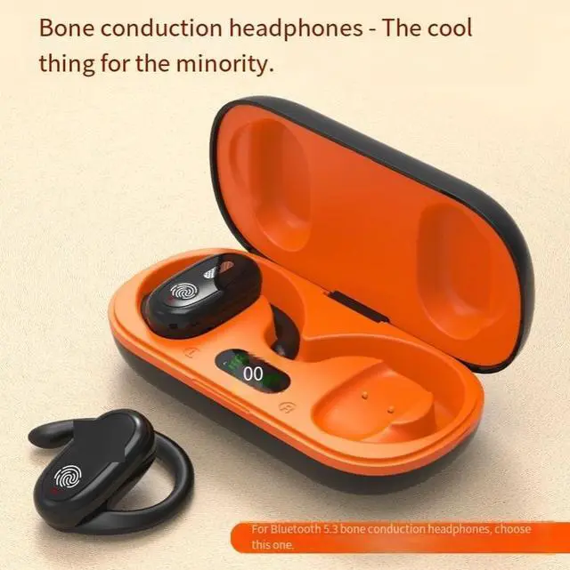 Alt view image 2 of 4 - Private mold rotatable over-ear Bluetooth headphones, new soft rubber electronic display, ultra-long battery life, seamless delay, Bluetooth 5.3