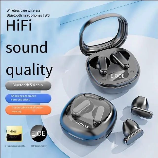 Alt view image 3 of 4 - The new cross-border Q5 features a high appearance level, HIF surround sound, wireless Bluetooth headphones, digital display, long battery life, and is compatible with private models