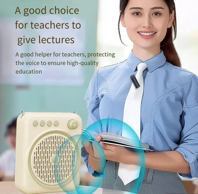 Alt view image 3 of 5 - k1 Little Bee Wireless lapel Microphone Speaker, a dedicated lecture microphone speaker for teachers