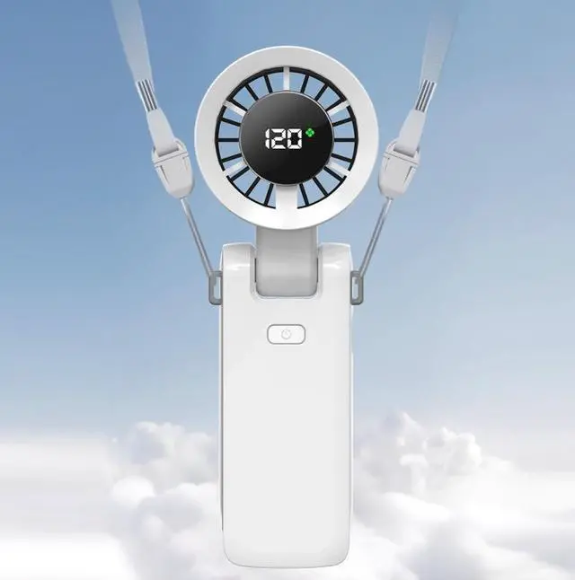 Alt view image 3 of 4 - The new model is selling well with a long battery life in 2025. The new USB mini cooling electric fan is portable and quiet for outdoor use