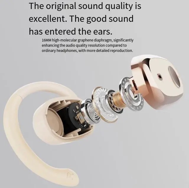 Alt view image 2 of 4 - Douyin TK Cross-border New Open Bluetooth Headphones are suitable for over-the-ear sports without being in-ear, featuring ultra-long battery life and noise reduction