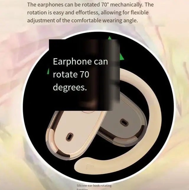 Alt view image 4 of 4 - Douyin TK Cross-border New Open Bluetooth Headphones are suitable for over-the-ear sports without being in-ear, featuring ultra-long battery life and noise reduction
