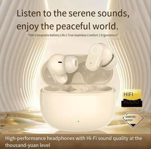 Alt view image 3 of 4 - New Q1 Bluetooth headphones with wireless ultra-clear sound quality, in-ear sporty and cute noise-cancelling mini phone trial games