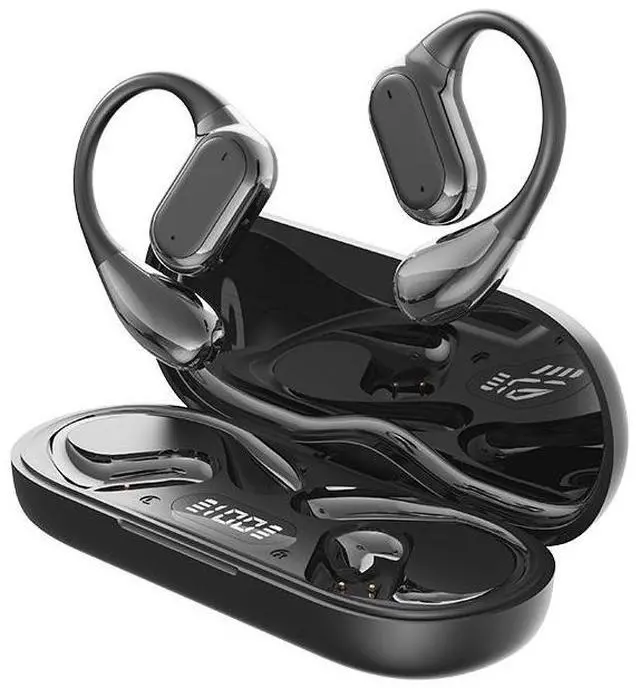 Main image of The 2024 new model of Douyin's best-selling Bluetooth headphones, Q13, features an open, non-in-ear, air-conducting wireless sports and running device