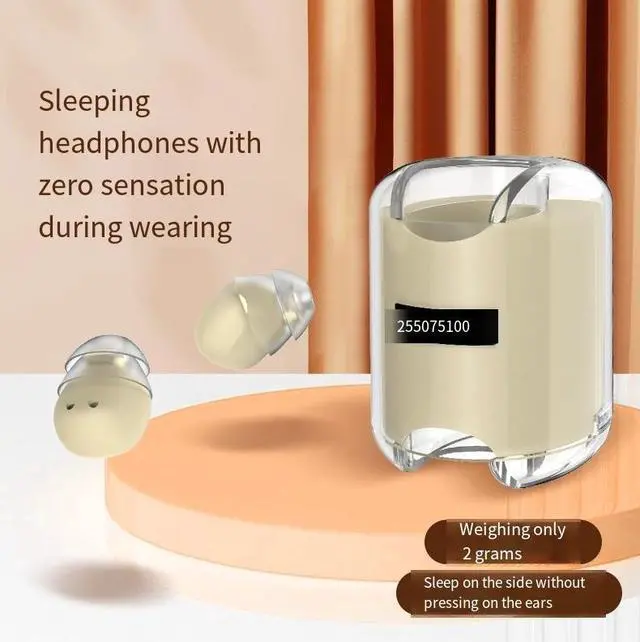 Alt view image 4 of 4 - The new mini Bluetooth headphones can be worn smoothly. The sleep Elf private model has an ultra-long battery life, high sound quality and a high appearance level