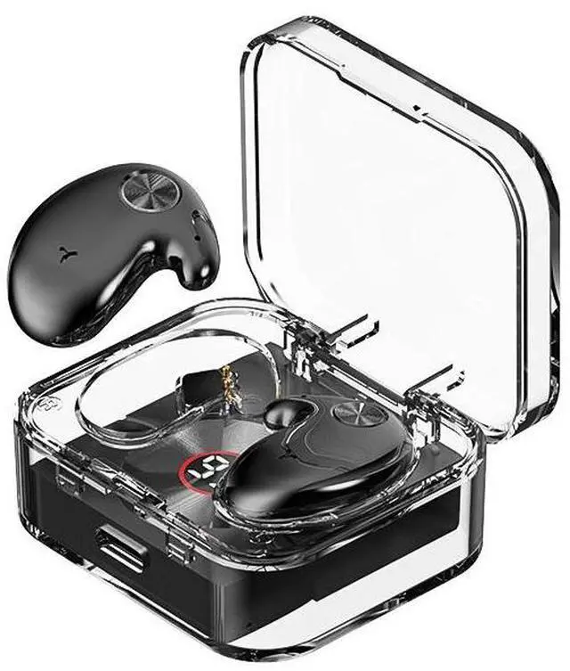 Main image of The new wireless sleep Bluetooth headphones s320 feature a transparent case, ultra-thin invisible side-lying mini long-lasting fpc antenna