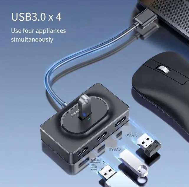 Alt view image 2 of 4 - Customized usb hu hub, usb3.0 docking station, computer, laptop, solid-state drive, usb hub docking station