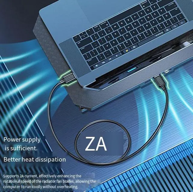 Alt view image 3 of 4 - OEM customized USB cable 3.0 male-to-male computer cooler, portable hard drive data cable, oxygen-free copper usb dual male head 1.5 meters