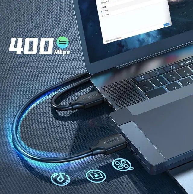 Alt view image 2 of 4 - OEM customized USB cable 3.0 male-to-male computer cooler, portable hard drive data cable, oxygen-free copper usb dual male head 1.5 meters