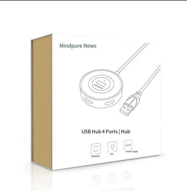 Alt view image 2 of 4 - usb 2.0 hub usb splitter Notebook computer expansion 4-port usb hub usb 3.0 splitter 1.0 meter