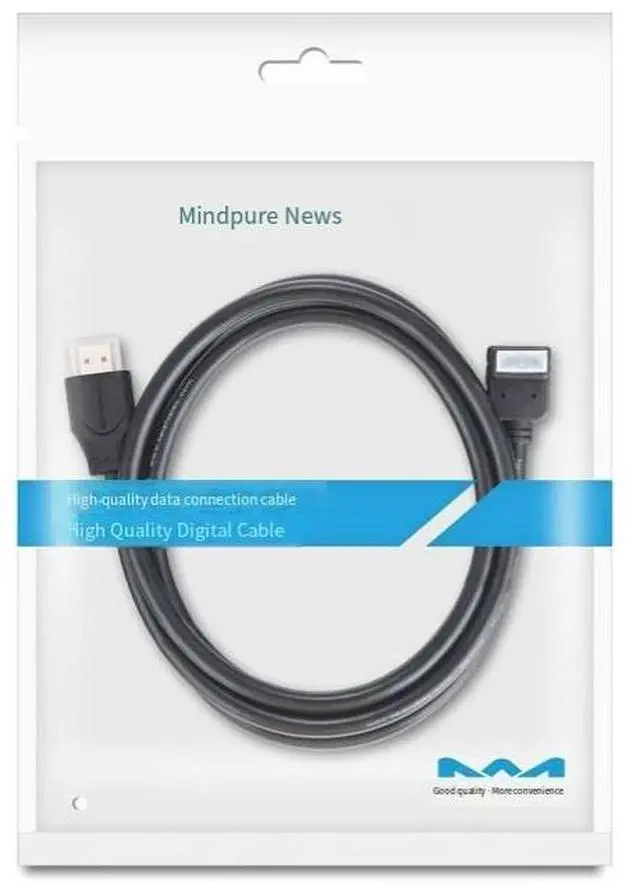 Alt view image 4 of 4 - 4K 90-degree elbow with right Angle, suitable for PS4 computer connection to TV, set-top box, projector, hdmi high-definition cable 2.0 version, 3 meters