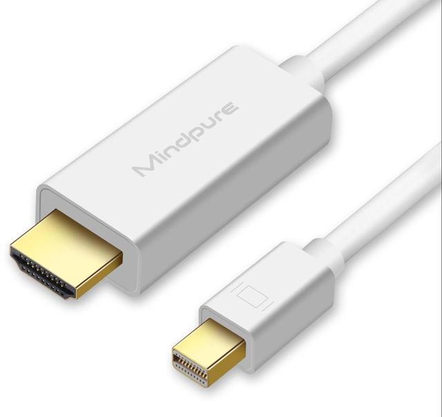 Main image of The mini dp to hdmi adapter cable for MacBook Apple laptops is 1080P