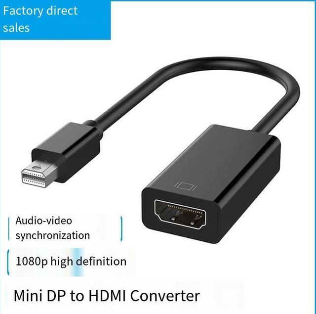 Alt view image 4 of 4 - The mini dp to hdmi adapter cable for MacBook Apple laptops is 1080P