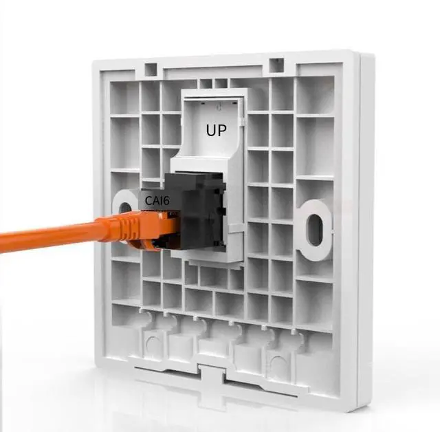 Alt view image 3 of 4 - Category 6 RJ45, Category 6 straight-through head network cable module, CAT6 network straight-through module standard version