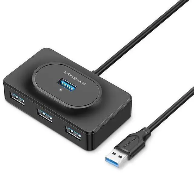 Main image of Cross-border usb3.0 high-speed hub 1-to-4 4-port notebook hard drive docking station usb splitter