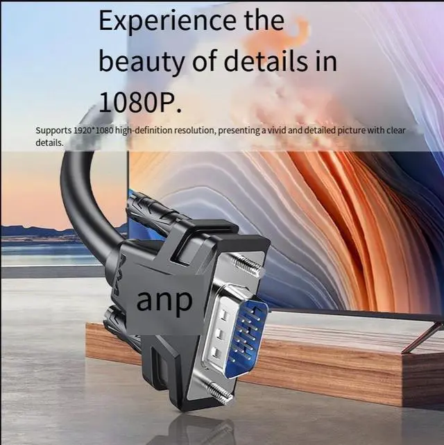 Alt view image 4 of 4 - Luxun VG002 high-definition engineering cable, 3+6VGA cable, laptop monitor, projector connection cable