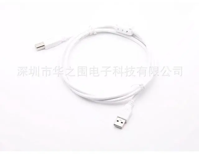 Alt view image 3 of 4 - usb3.0 print cable, high-speed usb3.0 square port printer, white data cable connection cable, A metric to B metric
