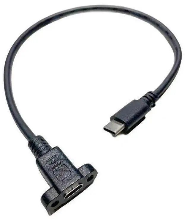 Main image of Type-c 3.1 male to Female extension cable with ear screw holes USB3.1 Full-function 4K audio and video data cable