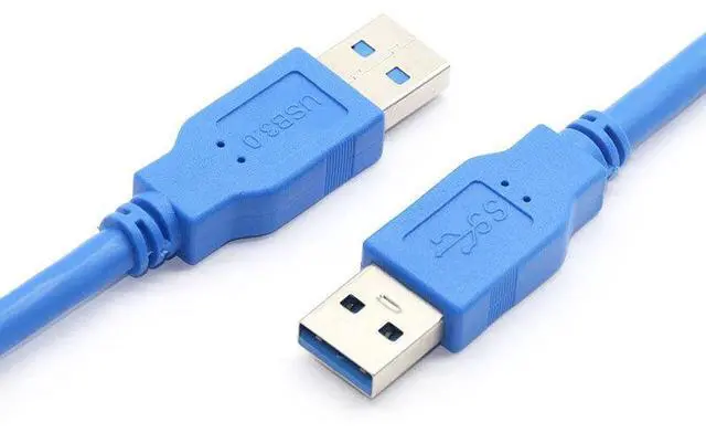 Alt view image 3 of 4 - usb3.0 male-to-male usb bidirectional two-end A two-end portable hard drive enclosure data cable, dual-end usb cable copy cable