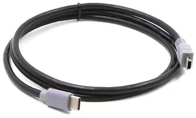 Alt view image 3 of 4 - Grey Type-c to mini usb public adapter cable for Android phone Type-C to T-port OTG mutual data transfer