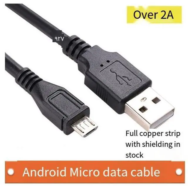 Alt view image 4 of 4 - micro to usb data charging cable, 5-pin USB charging cable for Android micro, power cord over 2a
