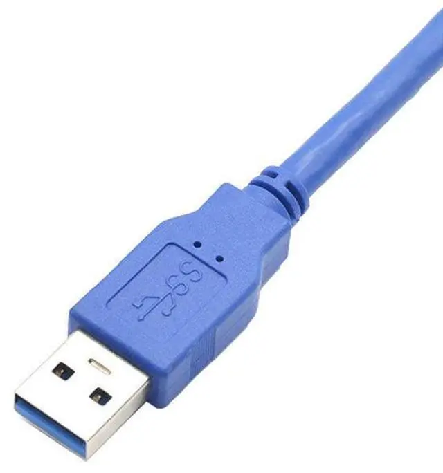Alt view image 3 of 4 - 90-degree elbow usb3.0 printer and scanner data cable usb3.0 square socket Am to Bm elbow data cable copper